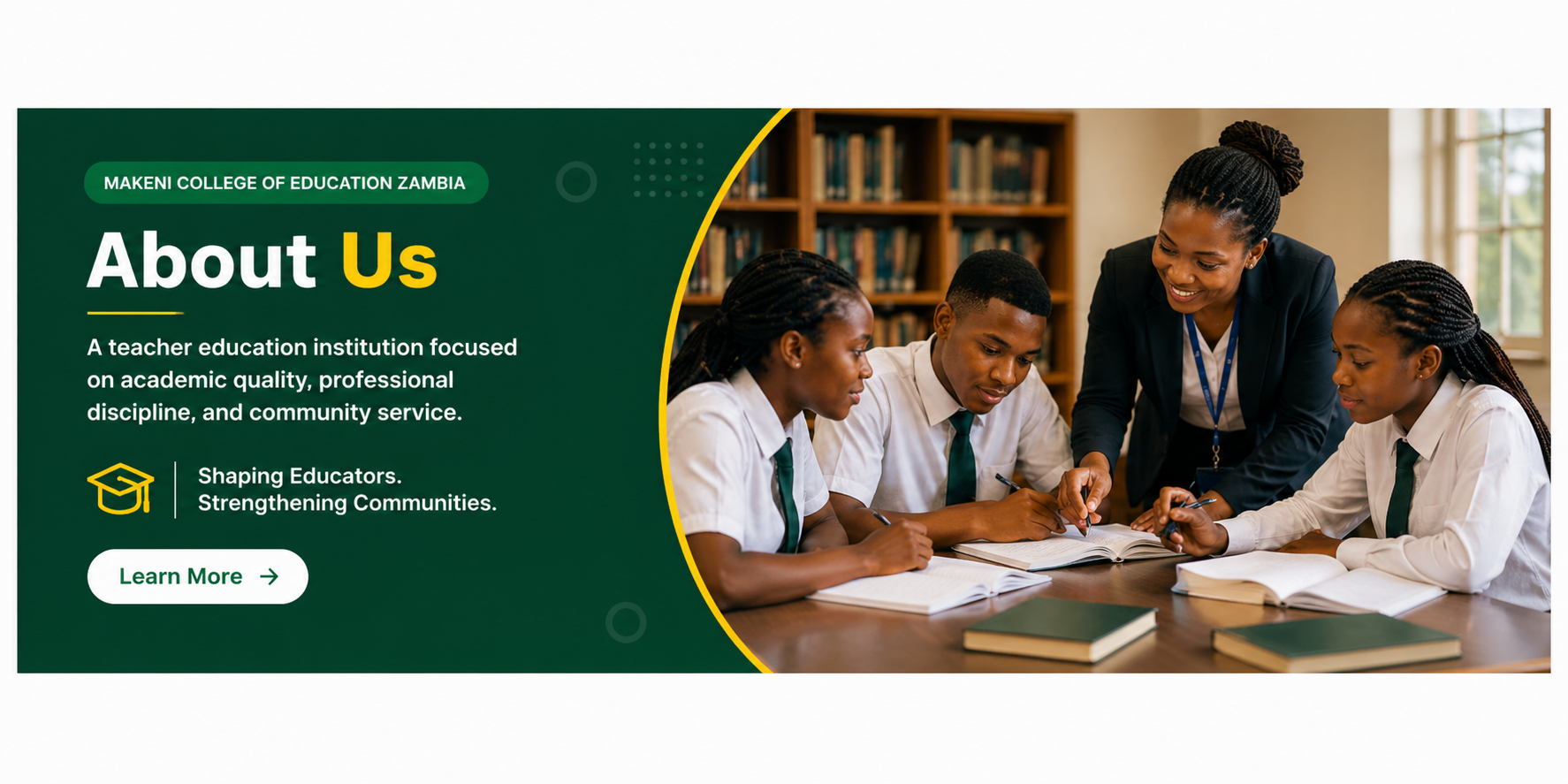 About Makeni College of Education banner